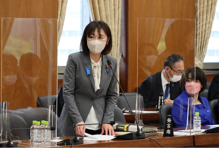 中川郁子（ゆうこ）国会で北朝鮮拉致問題についての質問